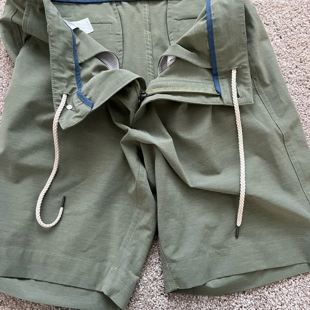 Faherty Men’s All Day Belt Loop Shorts Size 31 Olive Casual Summer Shorts